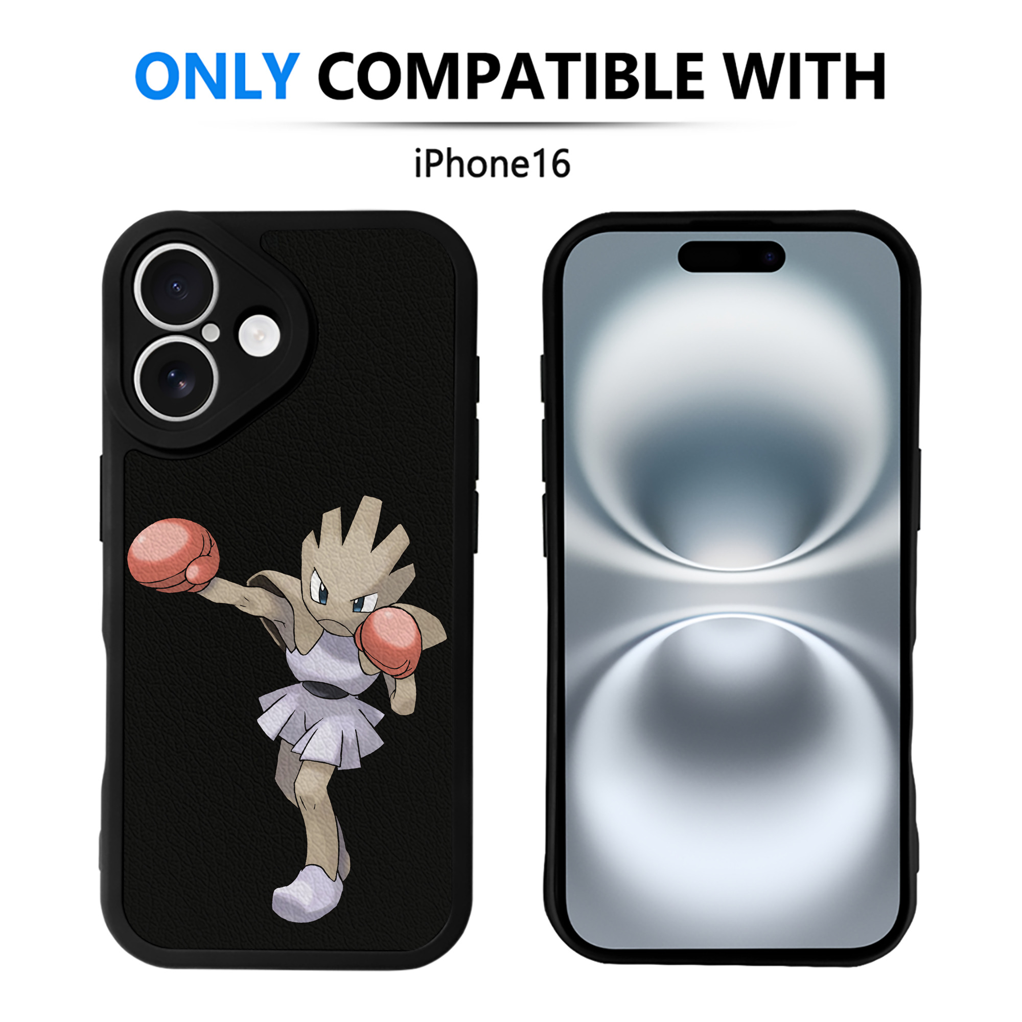 （画像用） ポケットモンスター Pokémon 【iPhone 16シリーズ対応】シリコンスマホケース（レザー調） 材質：シリコン